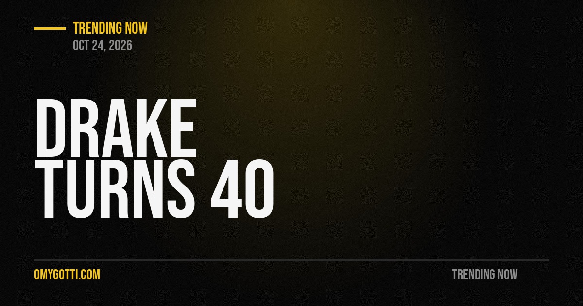 Drake Turns 40 in Toronto