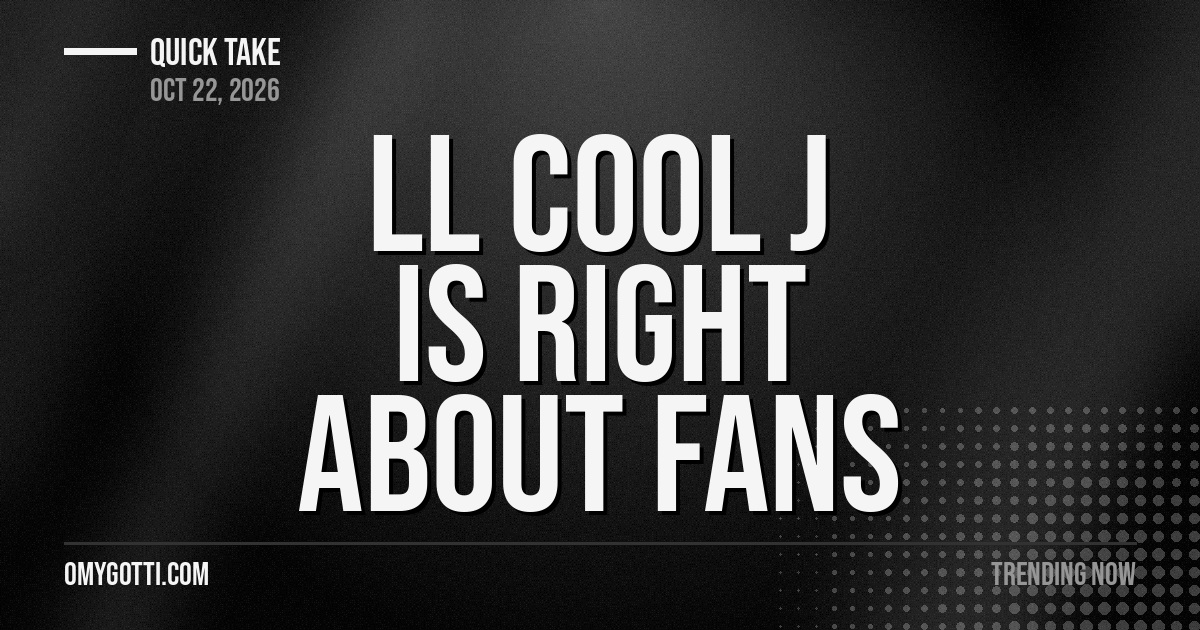 LL Cool J Is Right About Fans