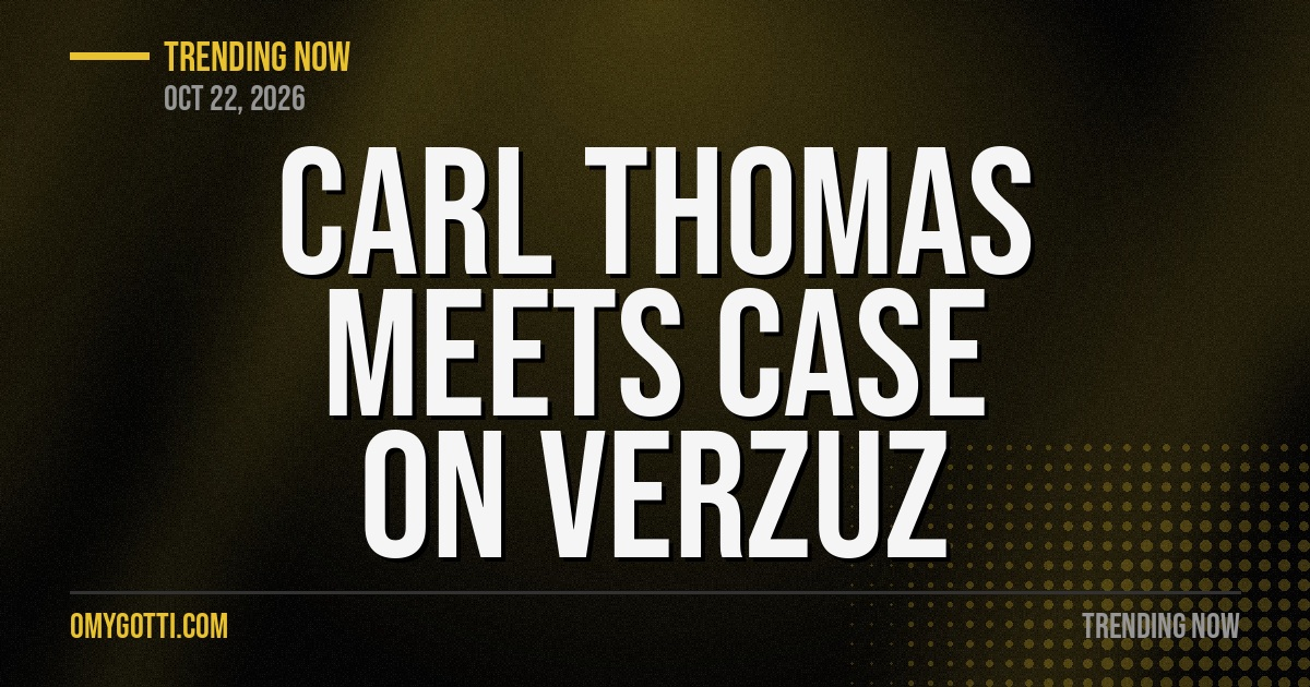 Carl Thomas Meets Case On Verzuz Tonight